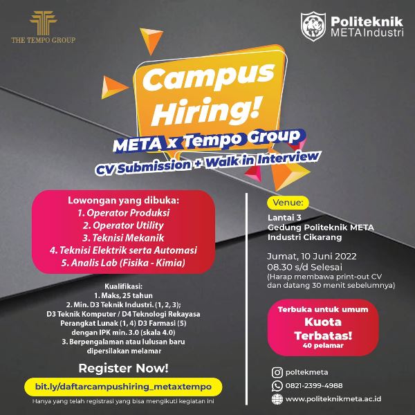 Campus Hiring META x Tempo Group